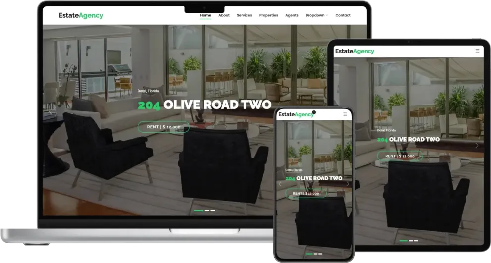 EstateAgency - Bootstrap Real Estate Website Template